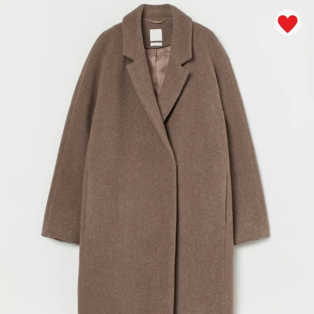 โSOLDโ๐๏ธ NWT H&M Wool Blend Coat in 'Brown' - Picture 3 of 16